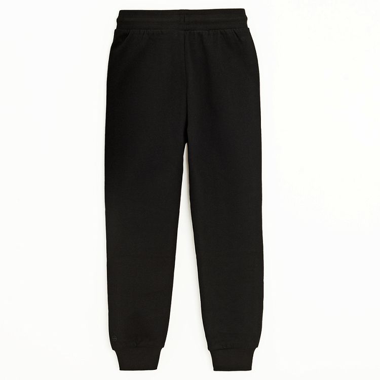 Black sweatpants with cord