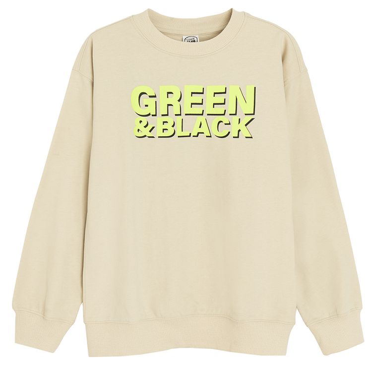 Green and Black sweatshirt