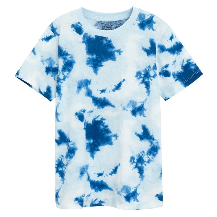 Blue tie dye T-shirt