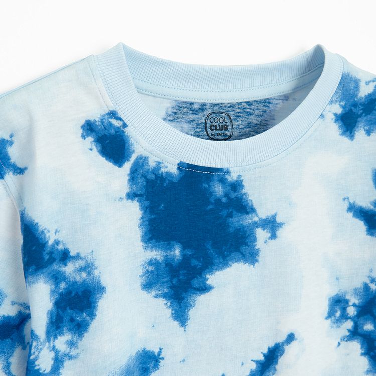 Blue tie dye T-shirt