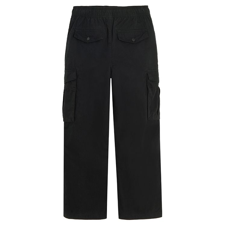 Black chinos with elstic waist