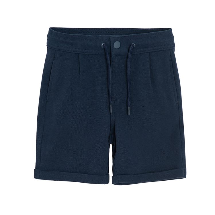 Blue shorts with cord