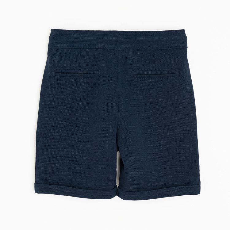 Blue shorts with cord