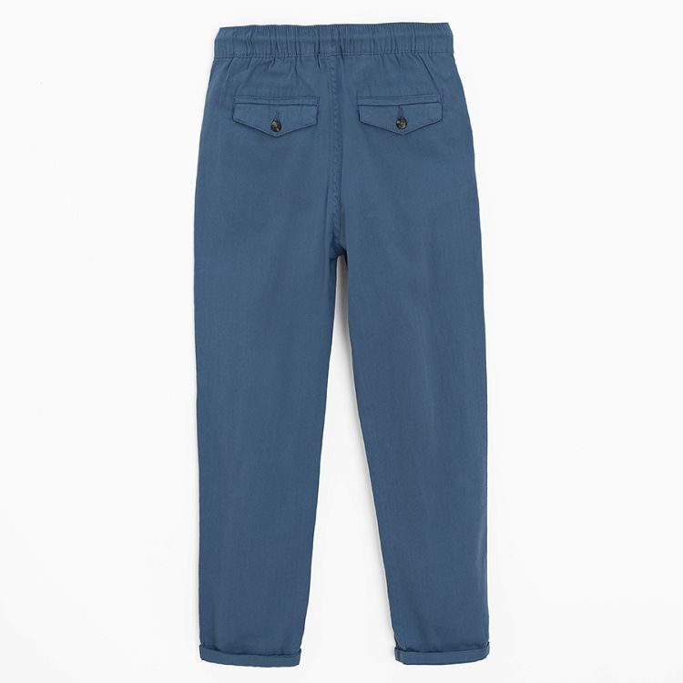 Light blue trousers with cord