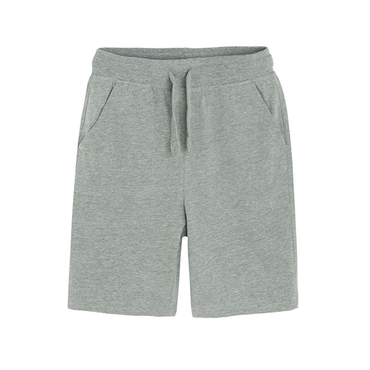 Grey and black shorts with cord- 2 pack