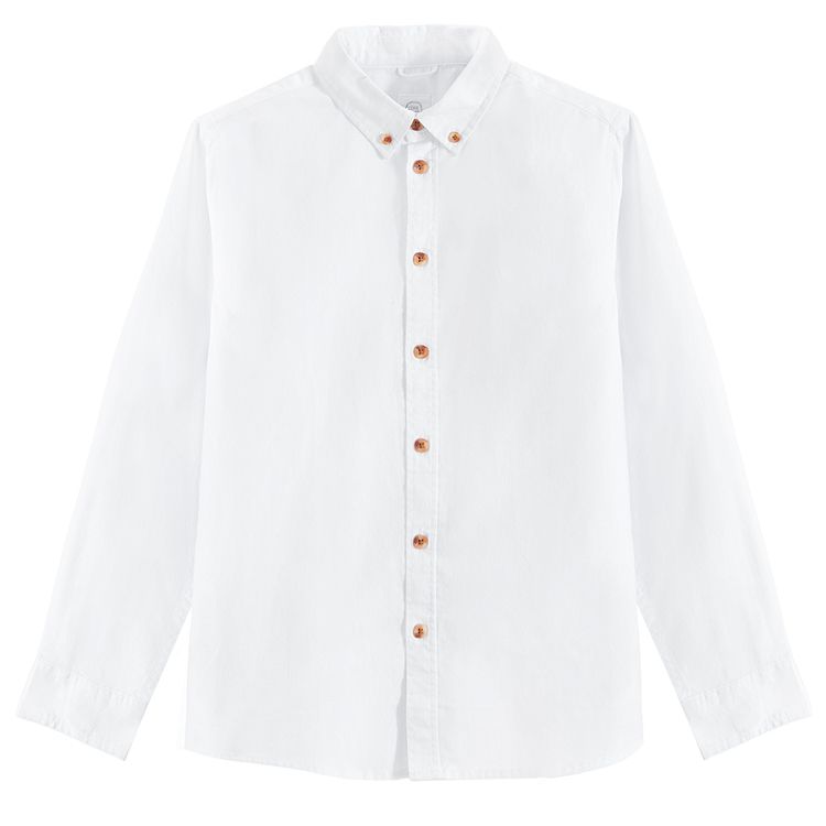 White button down classic shirt