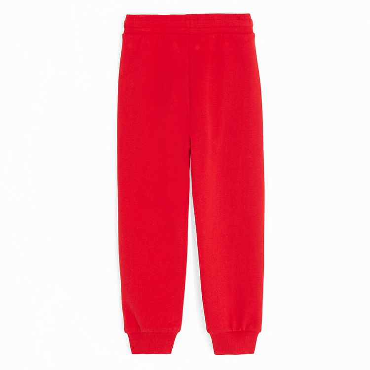 Black and red jogging pants- 2 pack