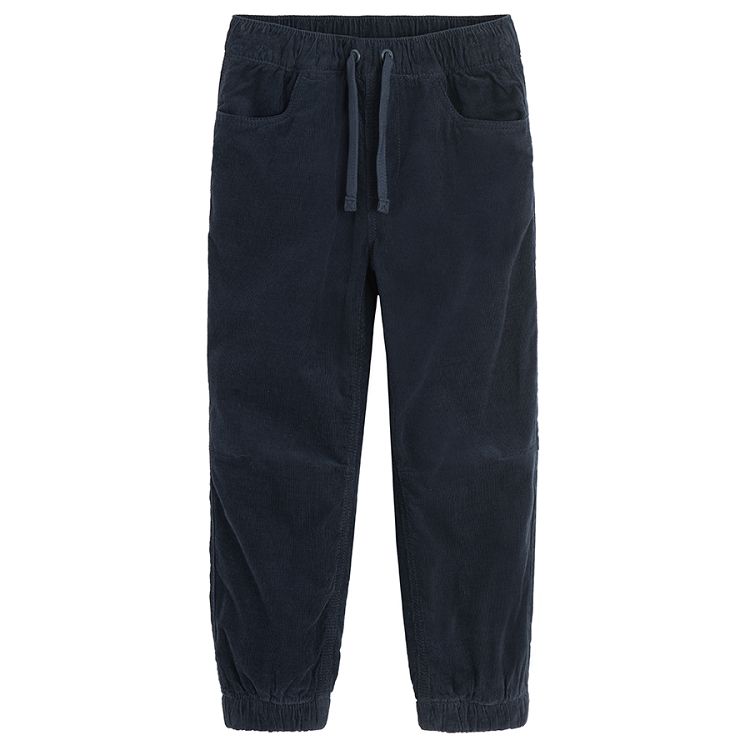 Trousers dark blue with fleece inner lining