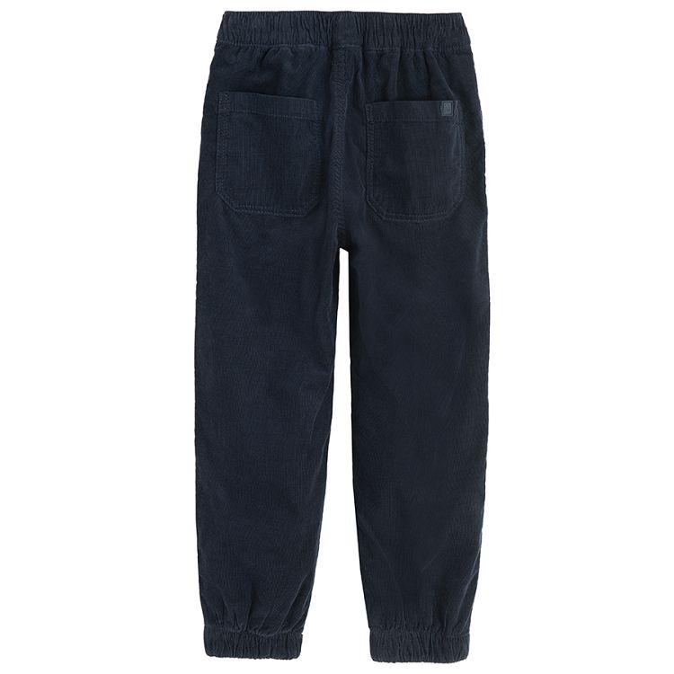 Trousers dark blue with fleece inner lining