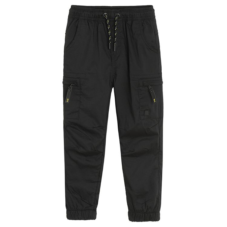 Black cargo pants