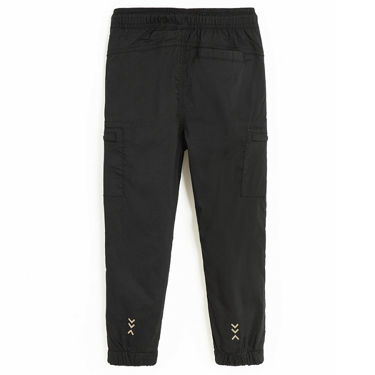 Black cargo pants