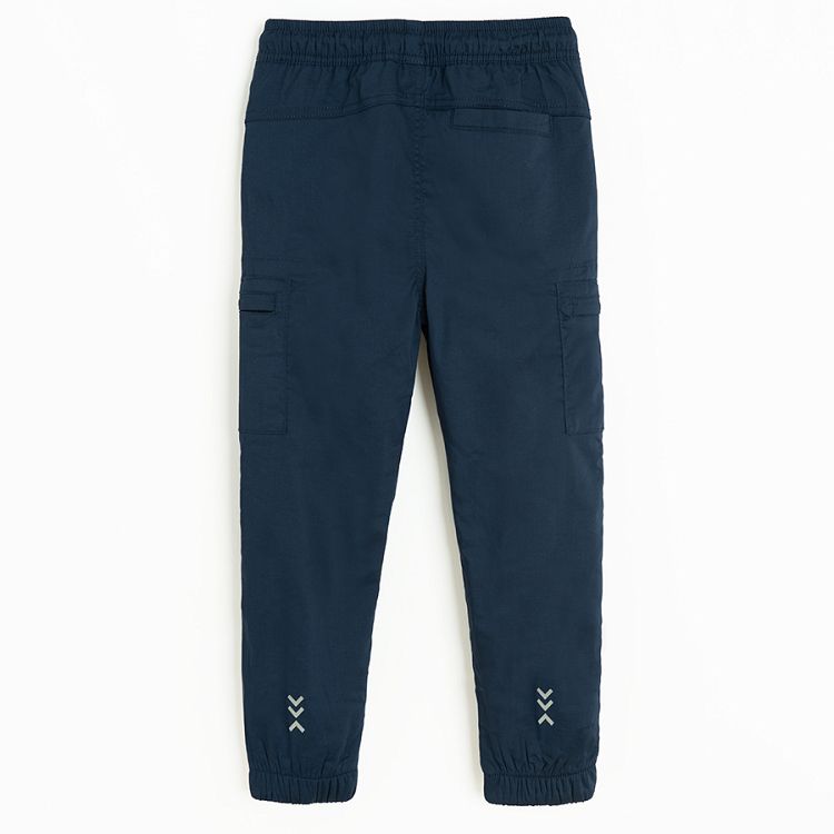 Blue cargo pants