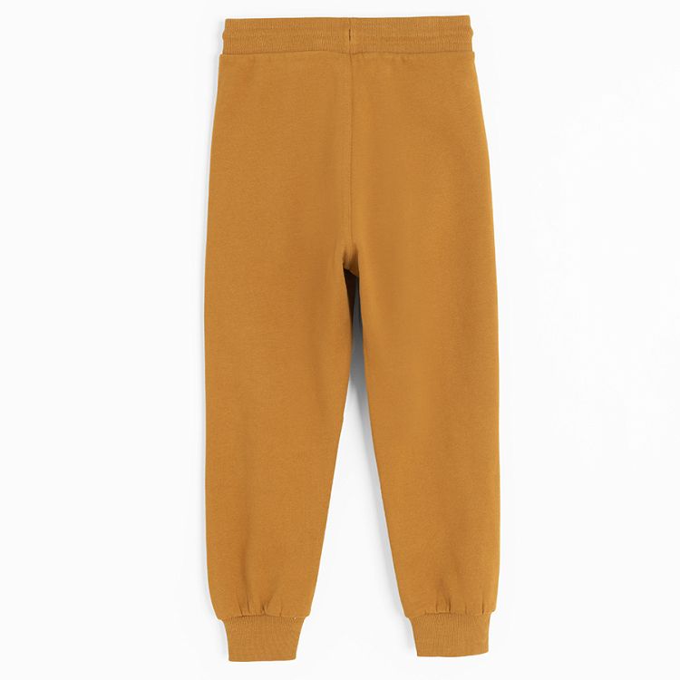 Brown jogging pants