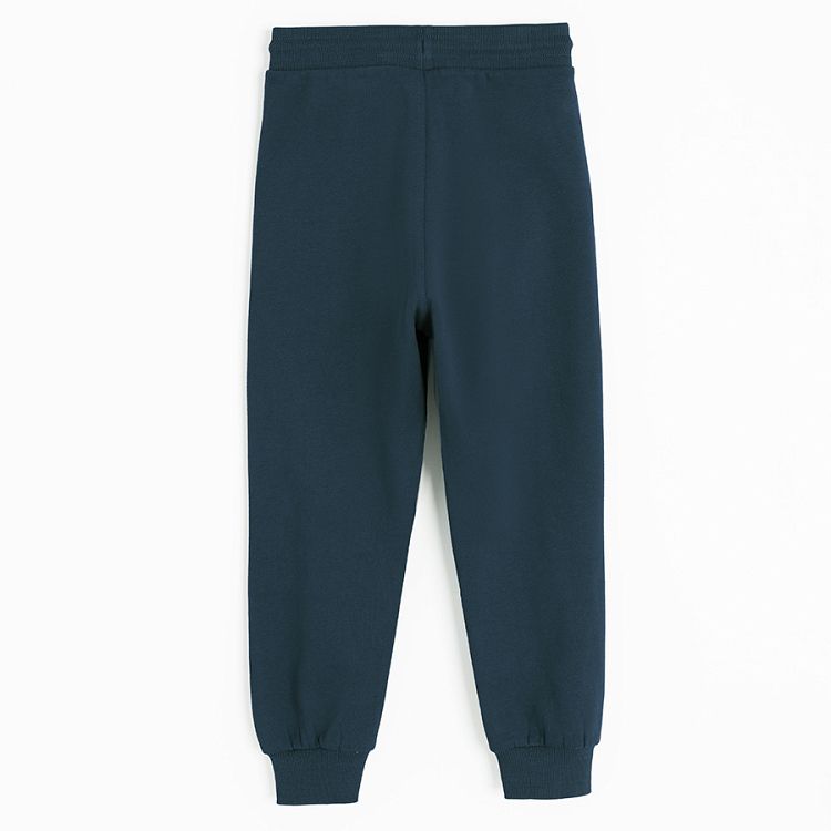 Blue jogging pants