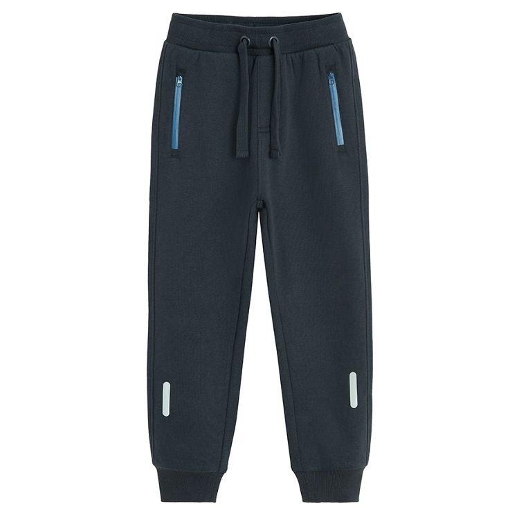 Blue jogging pants