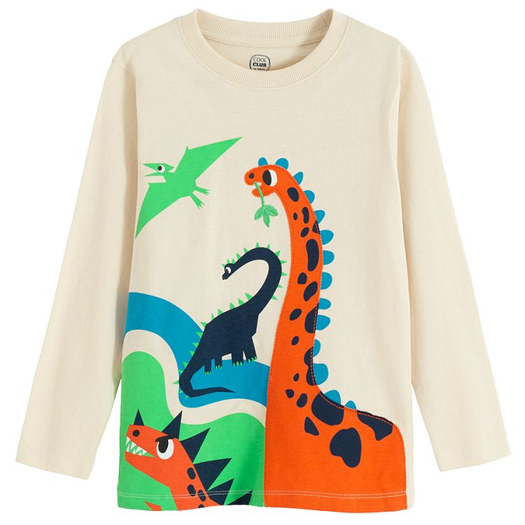 Blouses with dinosaurs print- 3 pack