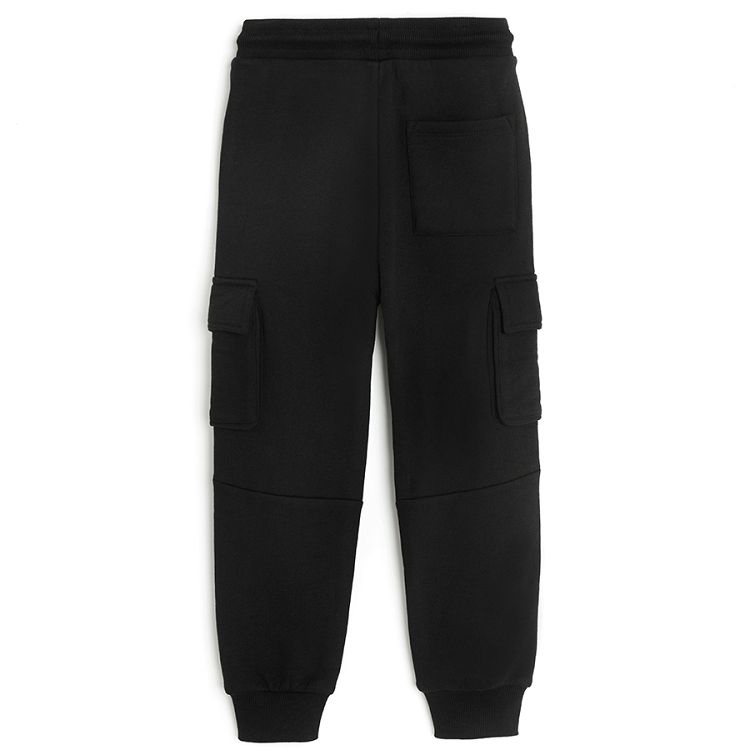 Dark grey cargo jogging pants