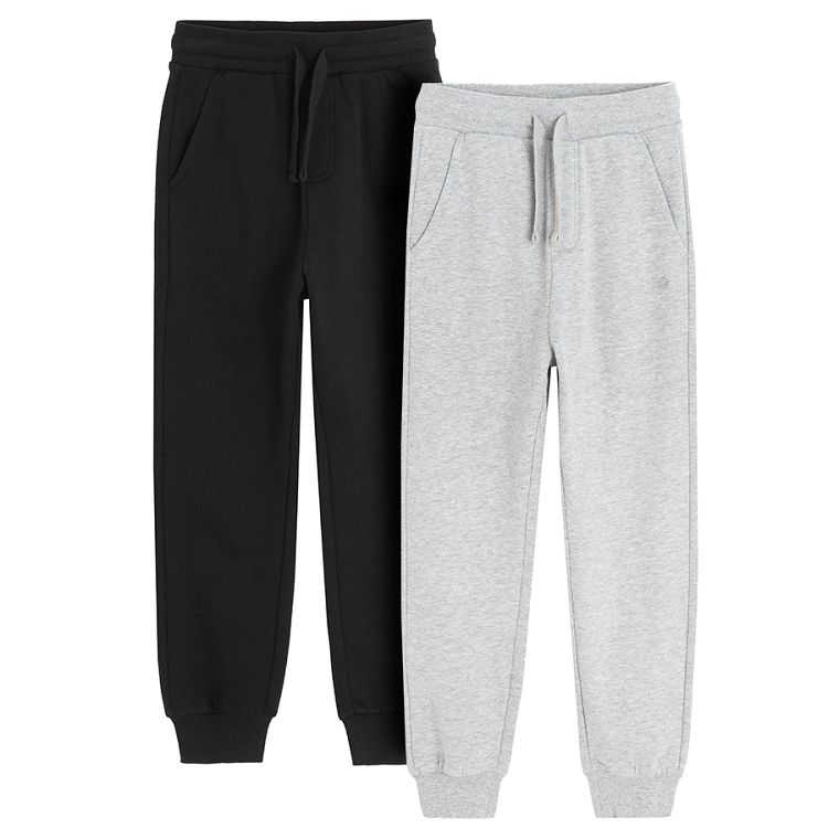 Blue and grey jogging pants-2 pack