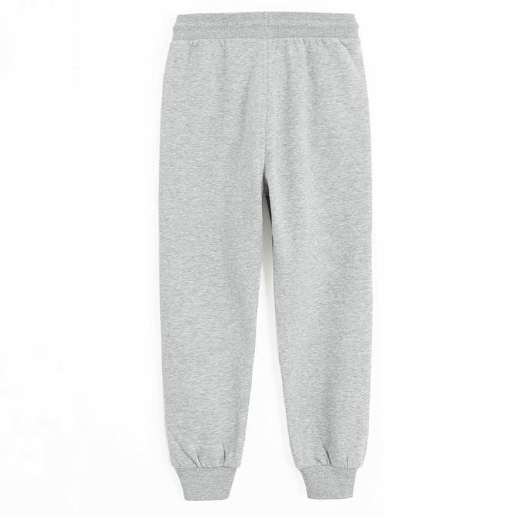 Grey jogging pants