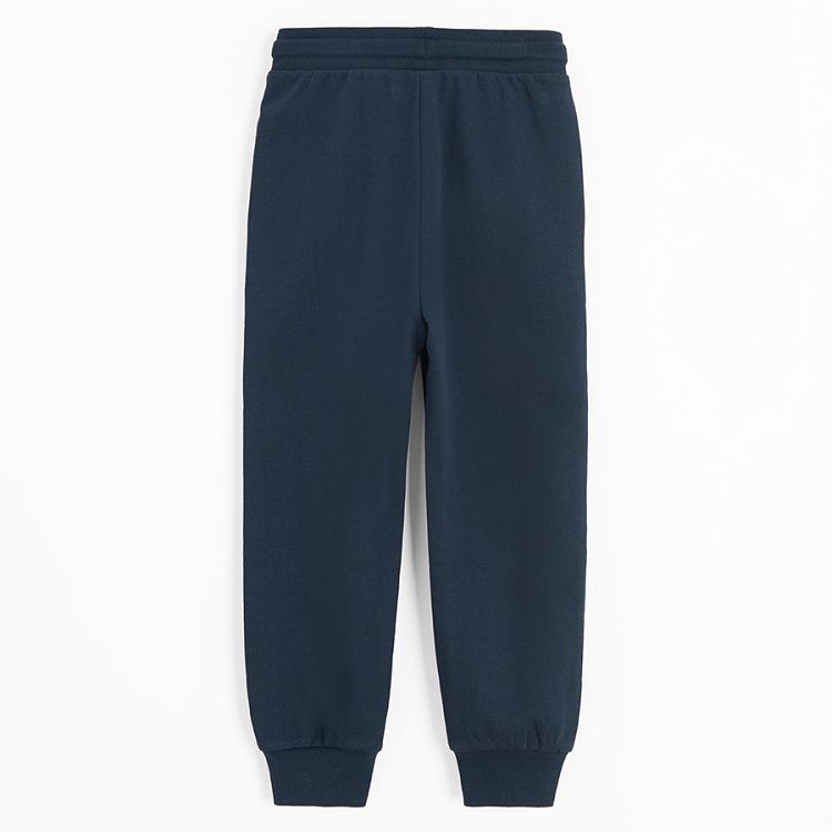 Blue jogging pants