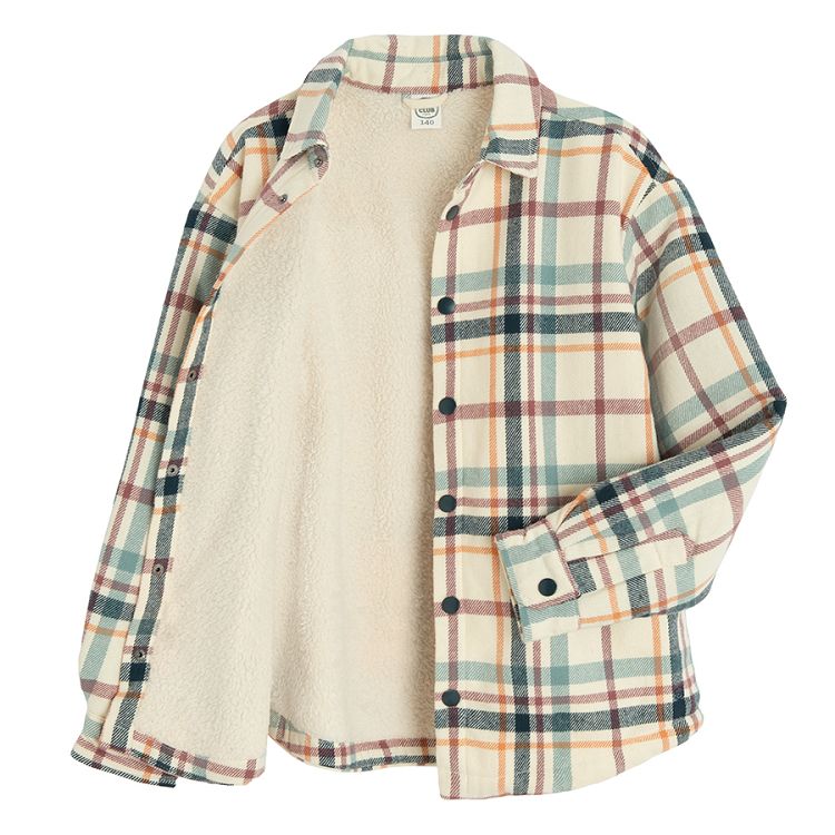 Checked shirt with chest pocket