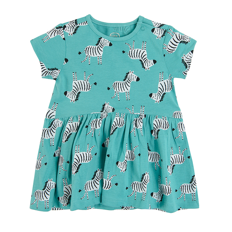 Dress with zebras print