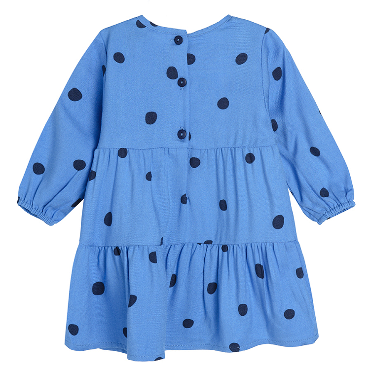 Blue polka dot clothing set dress and tights