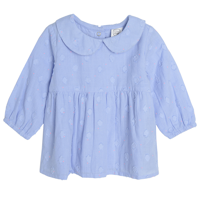 Light blue long sleeve blouse