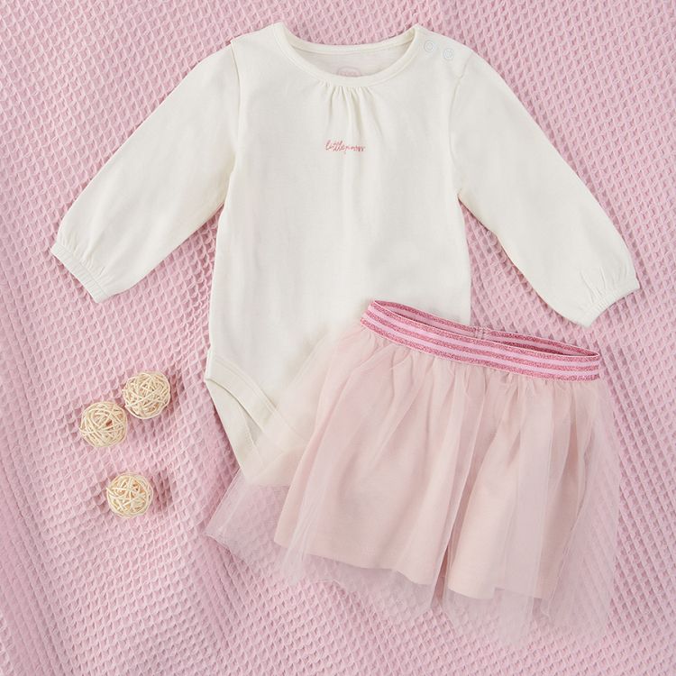 Clothing set bodysuit and tutu skirt