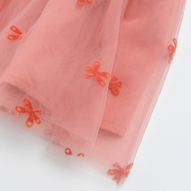 Brick tulle skirt