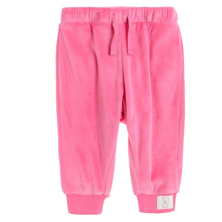 Pink jogging pants