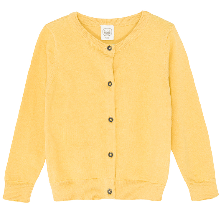 Yellow cardigan