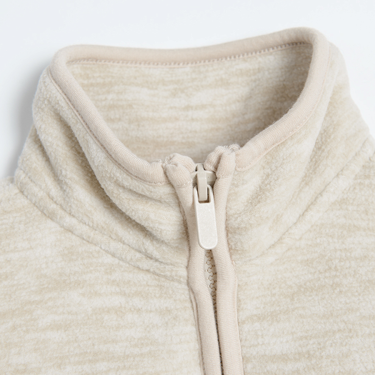 Beige melange sweatshirt