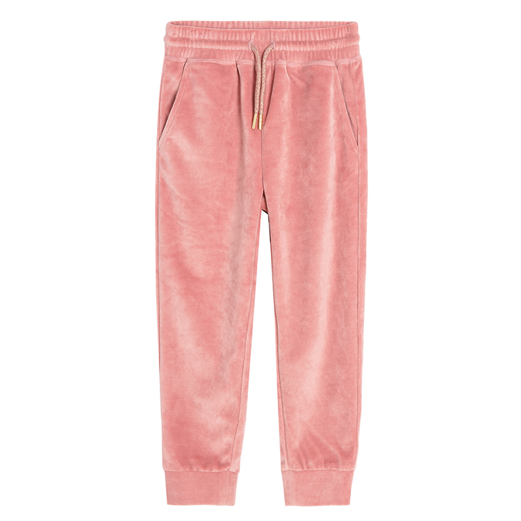 Powder pink jogging pants