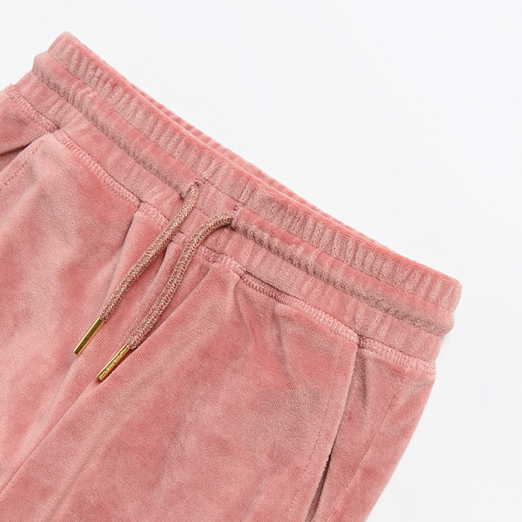 Powder pink jogging pants