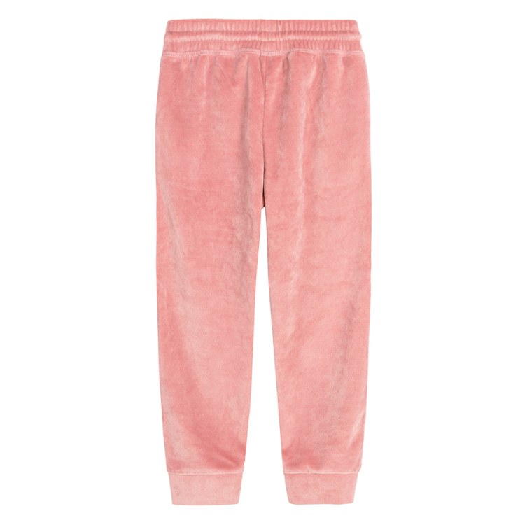 Powder pink jogging pants