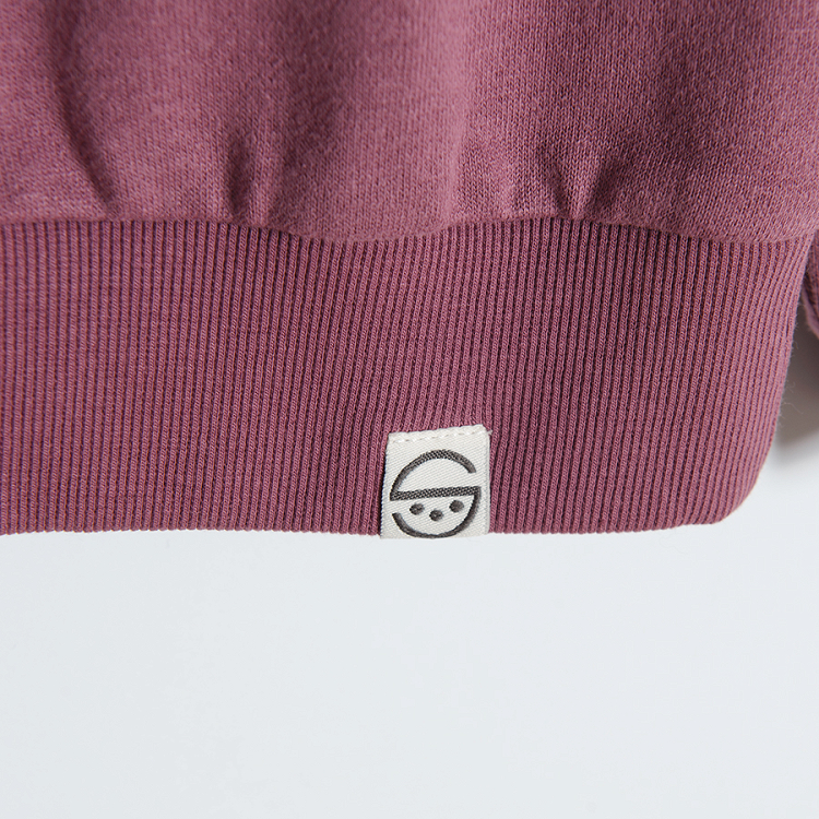 Burgundy sweatshirt