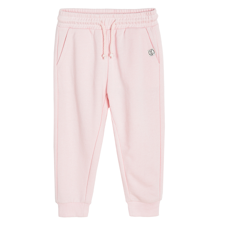 Pink jogging pants