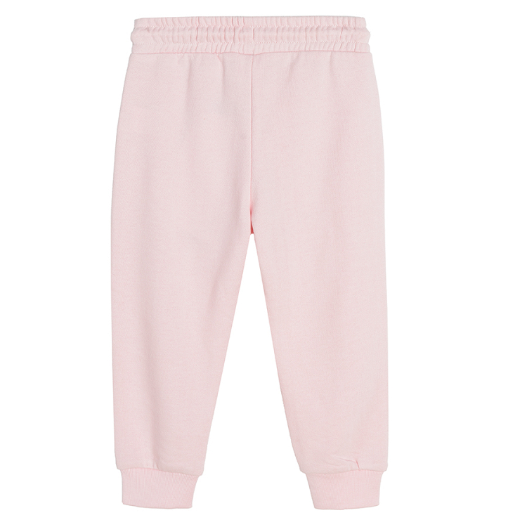 Pink jogging pants