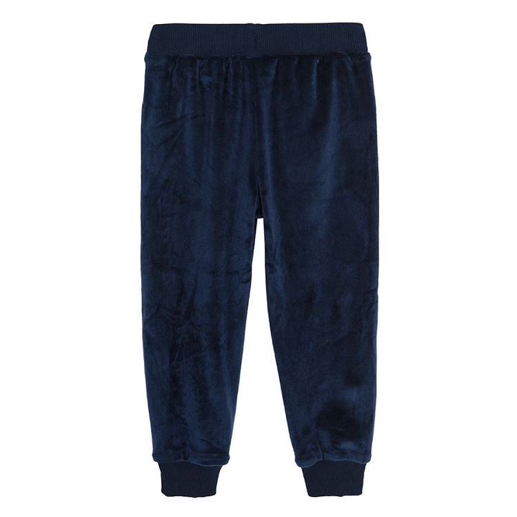 Navy blue jogging pants