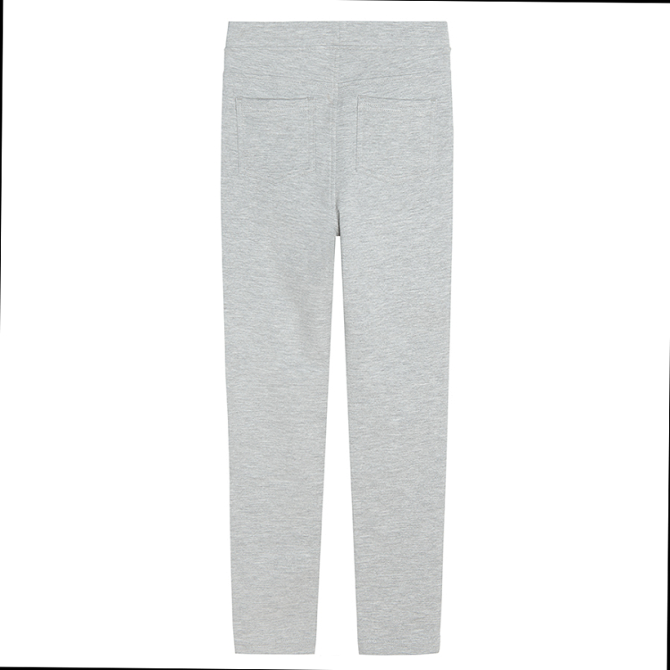 Grey melange jeggings