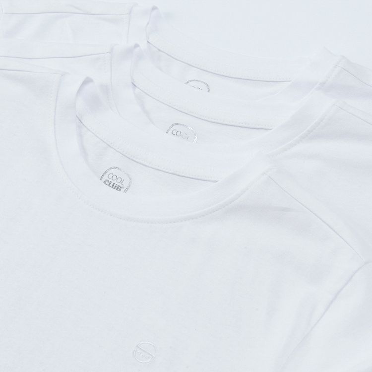 White T-shirt - 3 pack