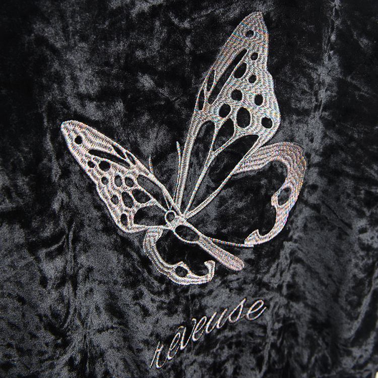 Black butterfly on the back sweatshirt