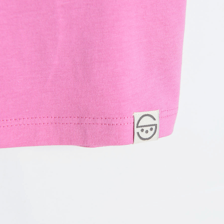 Ligh pink short sleeve T-shirt with a heart