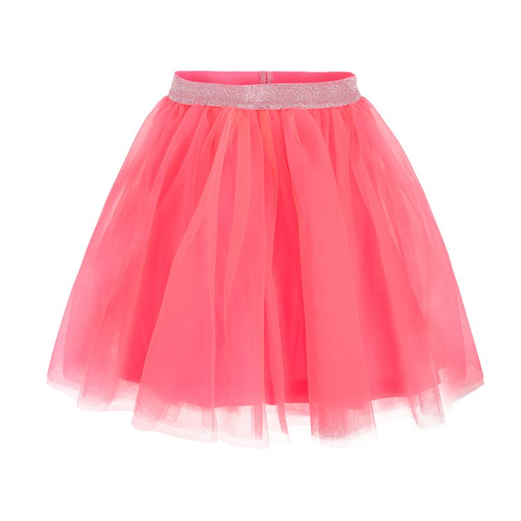 Light violet T-shirt with light violet tulle skirt