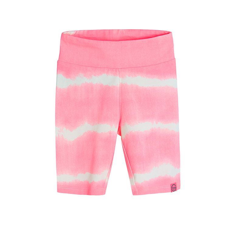 Fluo pink short leggings