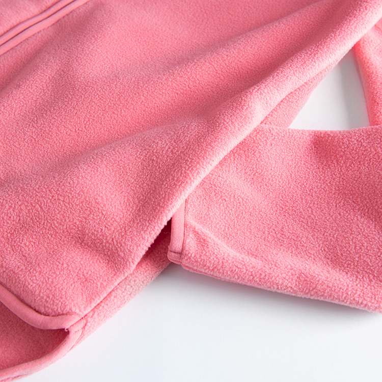 Pink zip through sweatshirt