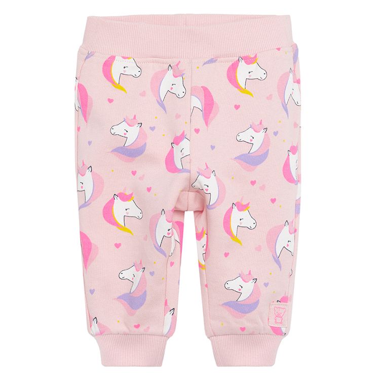 Pink unicorn jogging set