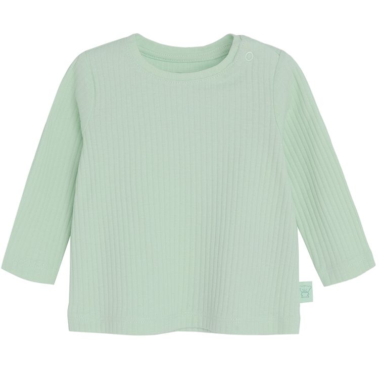 Mint long sleeve blouse