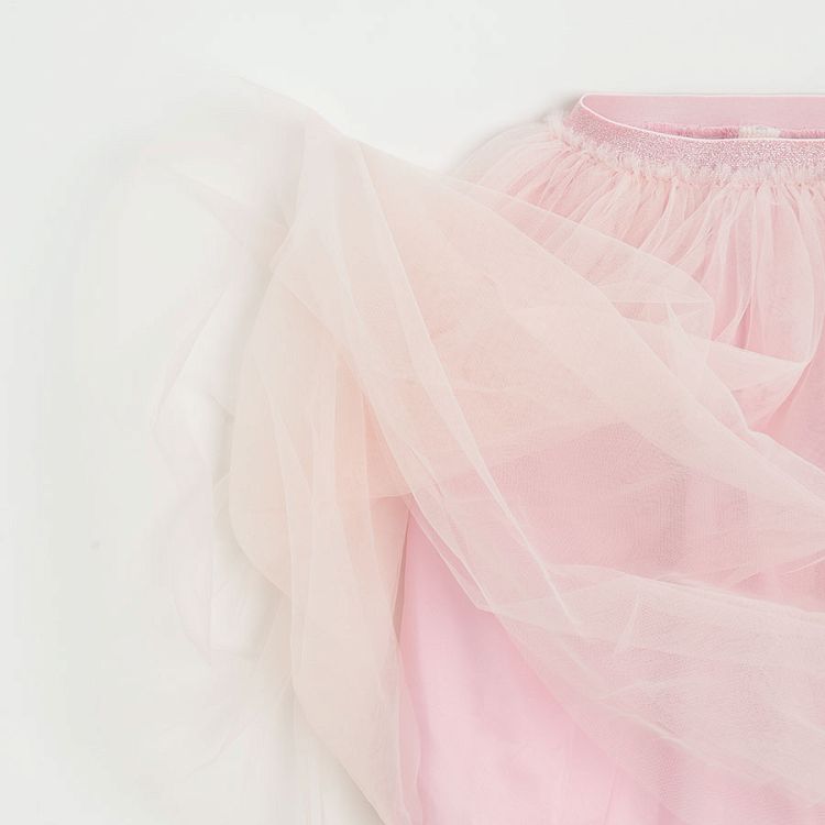 Pink tulle skirt